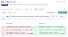 Screenshot of the "Files changed" tab of a pull request.