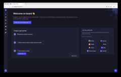 Admin panel screenshot: dashboard