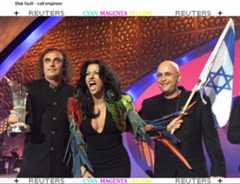 Dana Internacional, cuando ganó Eurovisión en 1998.