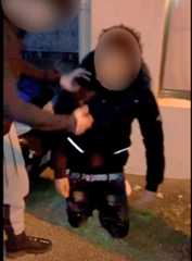 Fotograma del vídeo difundido entre los menores.