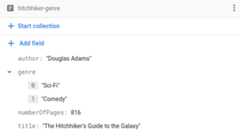 Storing an array in a Firestore document