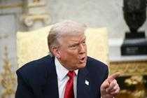 Donald Trump lors d’une conférence de presse à la Maison-Blanche, le 18 novembre 2025.