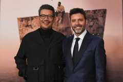 Destin Daniel Cretton et Andrew Guest, les créateurs de « Wonder Man », à l’avant-première de la série au TCL Chinese Theatre, à Hollywood, le 22 janvier 2026.