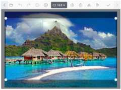 JavaScript Image Editor ratio selection