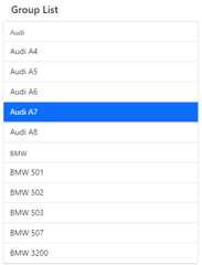 Grouping in JavaScript ListView