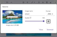 Vue Image Editor Export
