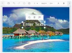 Vue Image Editor text shape
