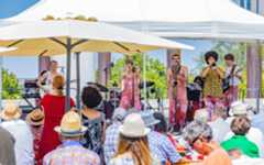 Das Muito Kaballa Power Ensemble beim GA-Sommergarten