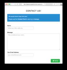 contact form with pure css