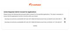 CodeRabbit admin consent page for Azure DevOps integration
