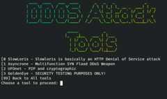 DDOS Attack Tools