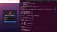 Grafana起動成功時の画面表示例