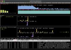 Running zenith on alacritty on MacOS