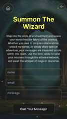 Next.js Creative Portfolio Website Contact Page