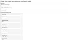 FRApp front page: mixed-effects model