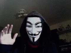 Guy Fawkes mask infinite (GIF) GIF12 failed to load