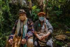 The Bogotá Ministry of Health have sent a Muisca nurse to Suba, in the north of Bogotá, Colombia, to check on the local indigenous population.. The Bogotá Ministry of Health have sent a Muisca nurse to Suba, in the north of Bogotá, Colombia, to check on the local indigenous population..