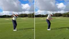 mike malizia shows how to properly shift your hips during the swing
