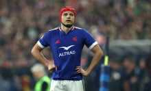 Louis Bielle-Biarrey of France looks on