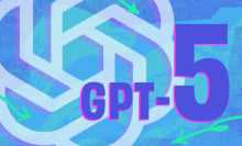 openai logo and text that reads 'GPT-5'