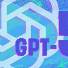 openai logo and text that reads 'GPT-5'