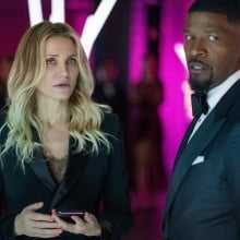 Cameron Diaz as Emily and Jamie Foxx as Matt in "Back In Action."