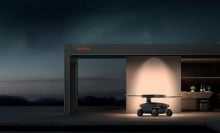 jackery solar mars bot inside new solar gazebo at night