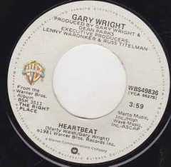 Gary Wright - Heartbeat / Comin' Apart album cover