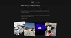 Screenshot of Mjbramich.dev portfolio