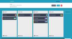 Screenshot of kandoo kanban board