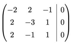 result with the +pmatrix environment
