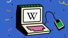 A graphic image of Wikipedia