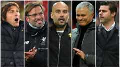 Chelsea, Liverpool, Man City, Man Utd, Tottenham