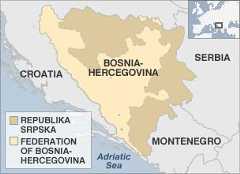 Bosnia map
