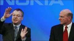 Stephen Elop and Steve Ballmer