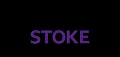BBC Radio Stoke logo in black and purple on white