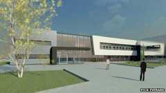 Artist's interpretation of a new college block at the College of West Anglia's King's Lynn campus (Pick Everard)