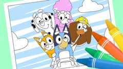 Download Bluey Colouring Sheets