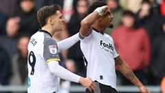 Rhian Brewster celebrates with Oscar Fraulo