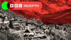 The village of Blatten after the disaster