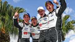 Max Hesse, Connor de Philippi, Dan Harper and Neil Verhagen won the Daytona 24 Hours from the back of the grid