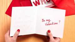 Be My Valentine Card