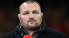 Ken Owens working as a pundit