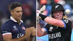 USA's Shadley van Schalkwyk (L) and New Zealand's Tim Seifert (R)