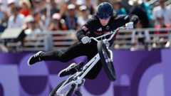 Kieran Reilly riding a BMX