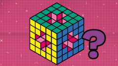 Graphic of a coloured puzzle box and question mark