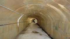 Image of a tunnel at Inchindown