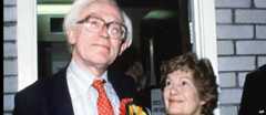 Then Labour leader Michael Foot with wife Jill during the 1983 election campaign