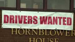Drivers wanted sign