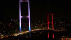 Cars on the Bosphorus Bridge